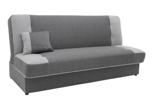 Wersalka Tapicerowana Szara bez Boków FINKA