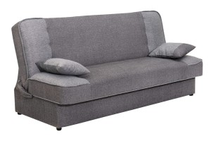 Wersalka Tapicerowana Popielata bez Boków FINKA