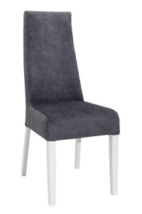 Krzesło tapicerowane szare KOMIN