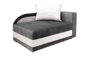 Kacper Tapicerowany Lewy Biało-Szary