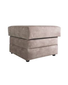 Duża Szara Pufa z Schowkiem