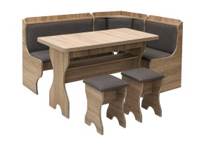 Narożnik Kuchenny ze Stołem i Dwoma Taboretami