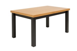 Stół na Prostych Nogach - Okleina Naturalna