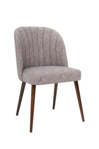 Krzesło tapicerowane do jadalni Jasnoszare IZA