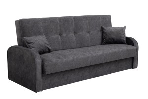 Wersalka Tapicerowana Ciemnoszara Nowoczesna LARA