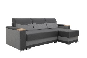 Narożnik Tapicerowany Dwukolorowy Szary DAVOS